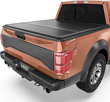 LEDKINGDOMUS Hard Trifold Truck Bed Tonneau Cover Fit for Ford F150 F-150 2015-2026 5.5ft Bed