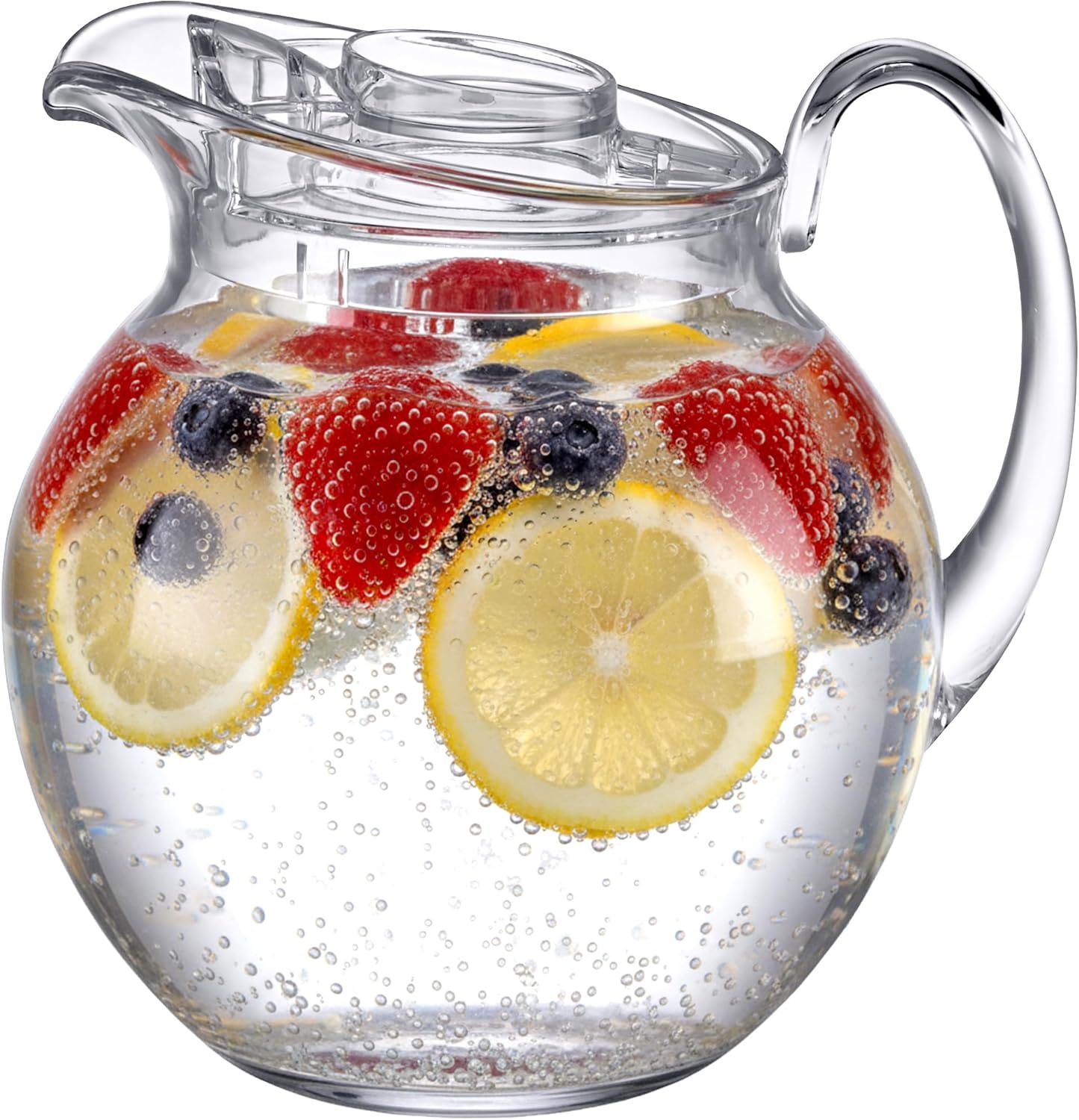 Amazing Abby - Vively Max - Plastic Pitcher (120 oz), Clear Water Pitcher with Lid, Fridge Jug, BPA-Free, Shatter-Proof, Great for Iced Tea, Sangria, Lemonade, Juice, Milk, and More - Image 7