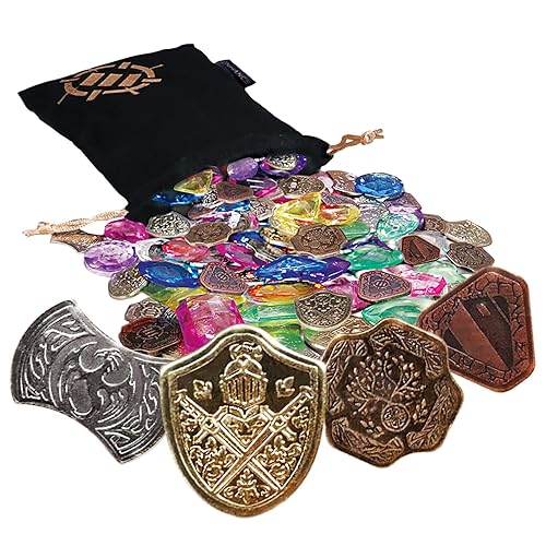 ENHANCE Tabletop Treasure Token Set - 40 Metal MTG Tokens