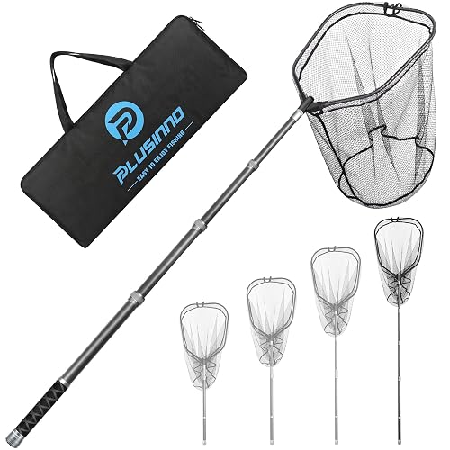 PLUSINNO Large Fishing Net 3.4-7.7 FT (XZZN) product photo (Nets & Landing Gear) — ScooterReviewPro review