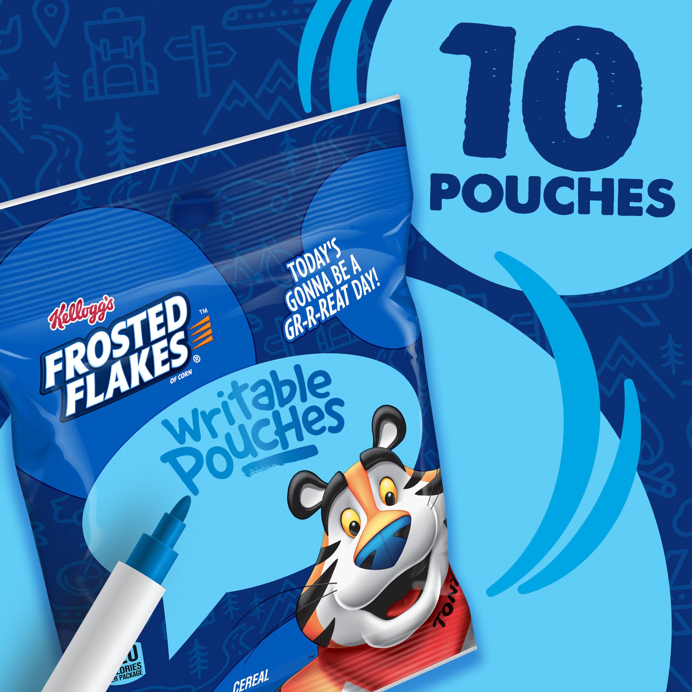 Amazon.com : Kellogg's Frosted Flakes GO Packs Original Cereal