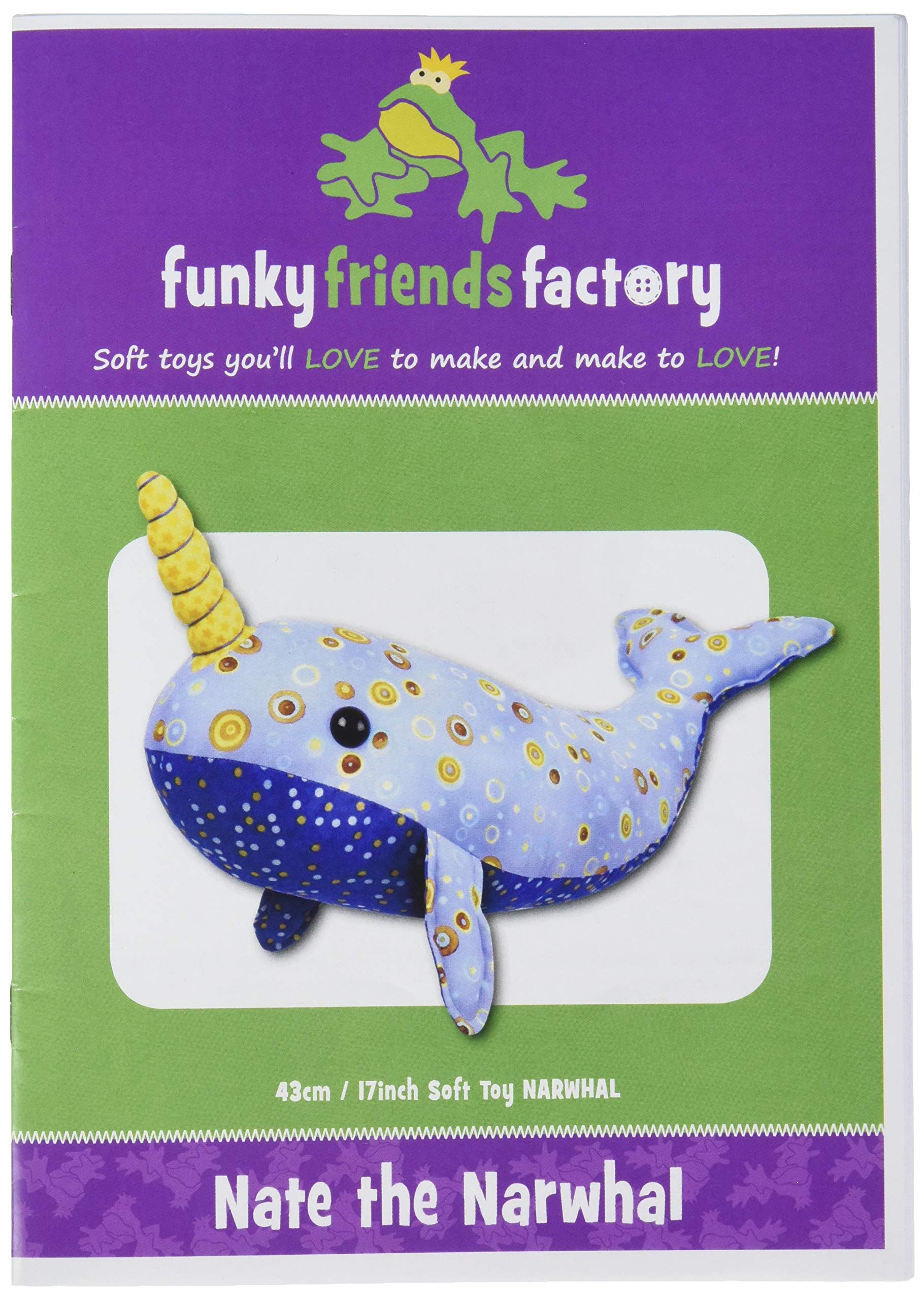 FUNKY FRIENDS FACTORYNate The Narwhal Ptrn