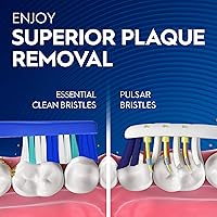 Vista 5 de Cepillo de dientes con batería Oral-B Pro-Health Pulsar, suave, azul, 2 unidades (paquete de 1)