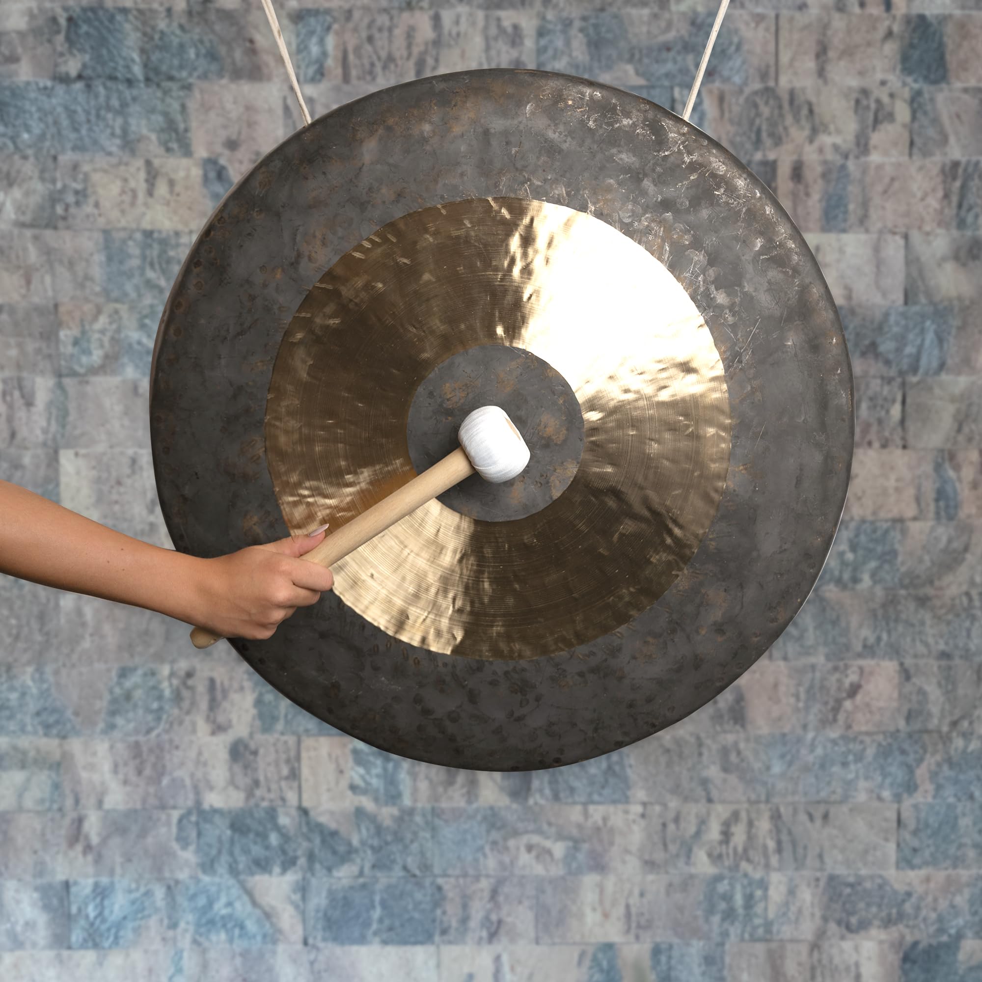 Tamtam Gong/Whood Chau Gong 70 cm, inklusiv Holz-/ Baumwollklöppel -7022-L