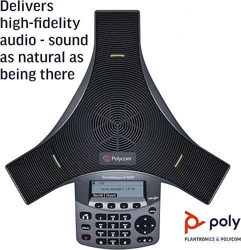 Miniatura 4 de Polycom teléfono de conferencia SoundStation IP 5000 PoE únicamente (no incluye fuente de poder)