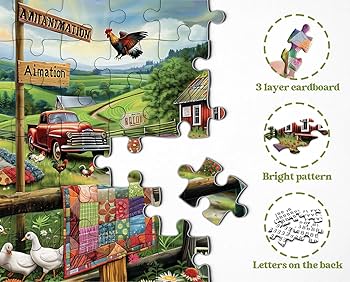 Amazon | カントリーライフファームパズル 大人用 1000ピース