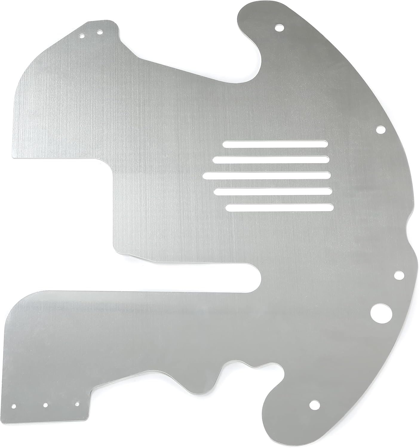 ALMULOO Catalytic Converter Protector Shield Compatible with 2010-2015 Toyota Prius Aluminium Silvery Anti-theft Security