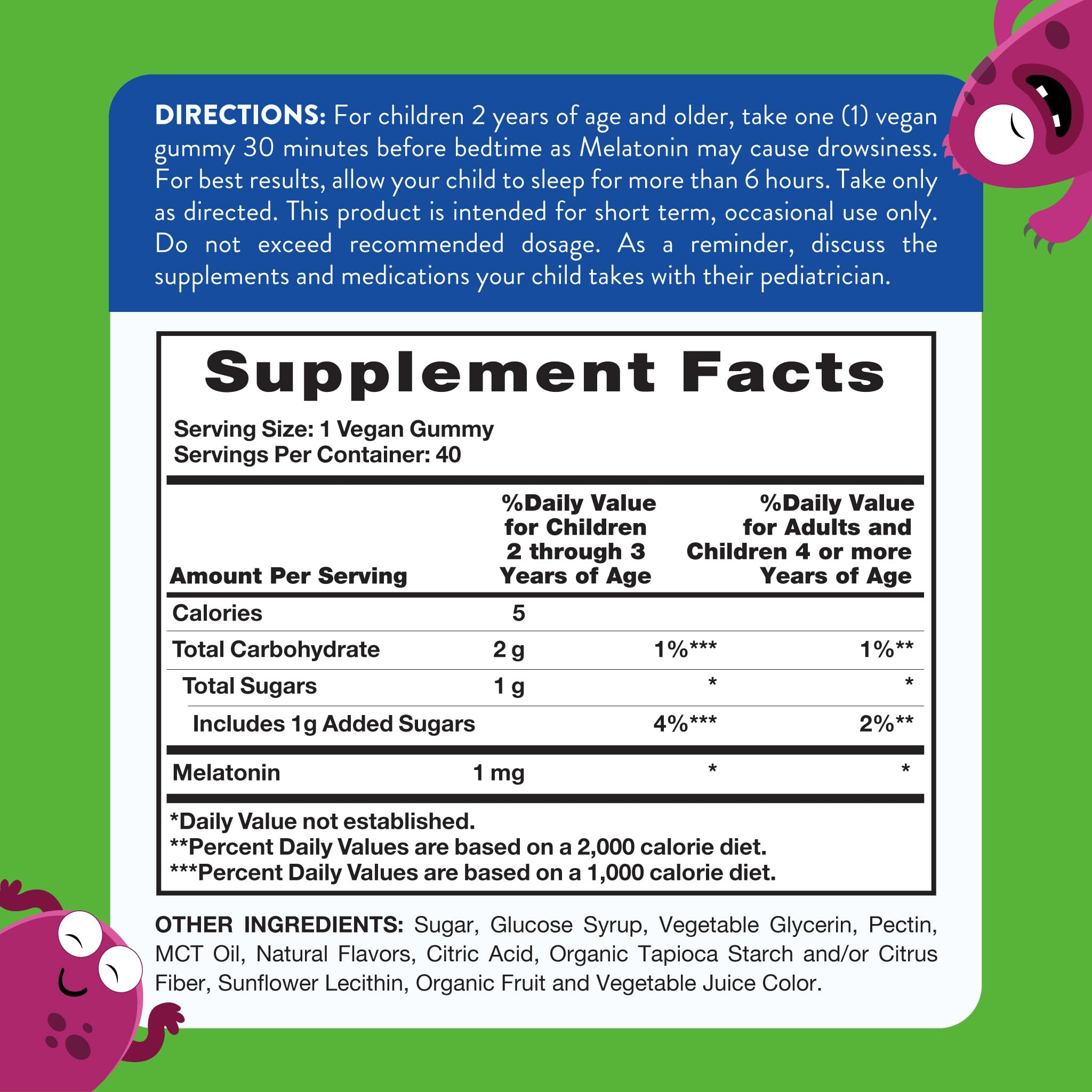 Nature's Truth Kids Melatonin Gummy | 1mg | 40 Count — Amazon image 2