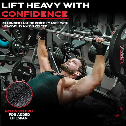 Miniatura 3 de No-Rip Workout Gloves for Men&Women, Weight Lifting Gloves for Men&Women with Wrist Support, Extra Grip, Full Palm Protection for Weight Lifting