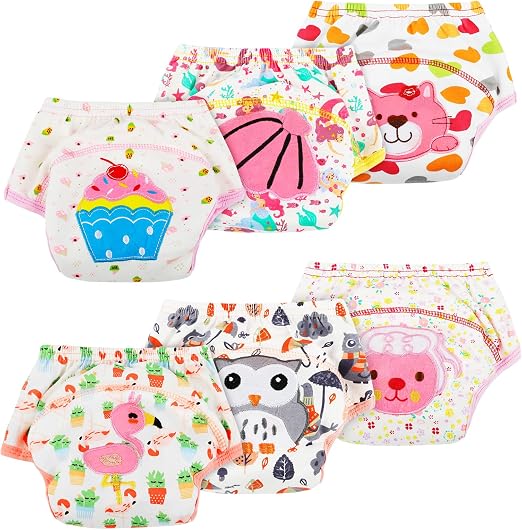 AUYAO AUYAO Lot de 6 Culottes d'Apprentissage et de Nuit Coton Absorbant