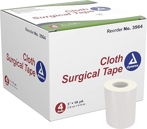 Miniatura 1 de Dynarex Cinta quirúrgica de tela 3" x 10 yardas 12/4/Cs