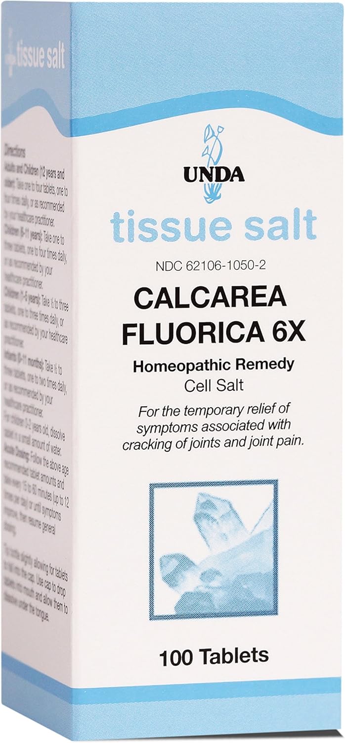 UNDA Calcarea Fluorica 6X Homeopathic Remedy Helps
