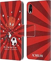 Vista 73 de Head Case Designs Funda de piel con licencia oficial de AC Milan Dream Big Children compatible con Apple iPhone 13 Mini
