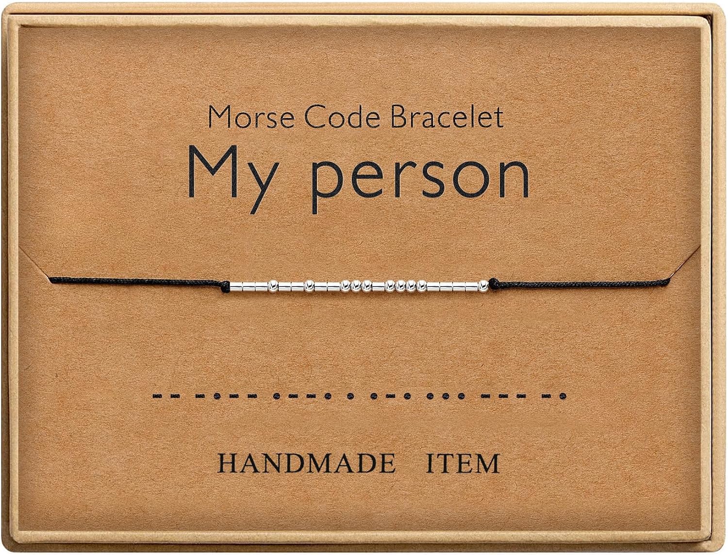 Inspirational Gifts Morse Code Bracelet Women Friend Funny Birthday Gift