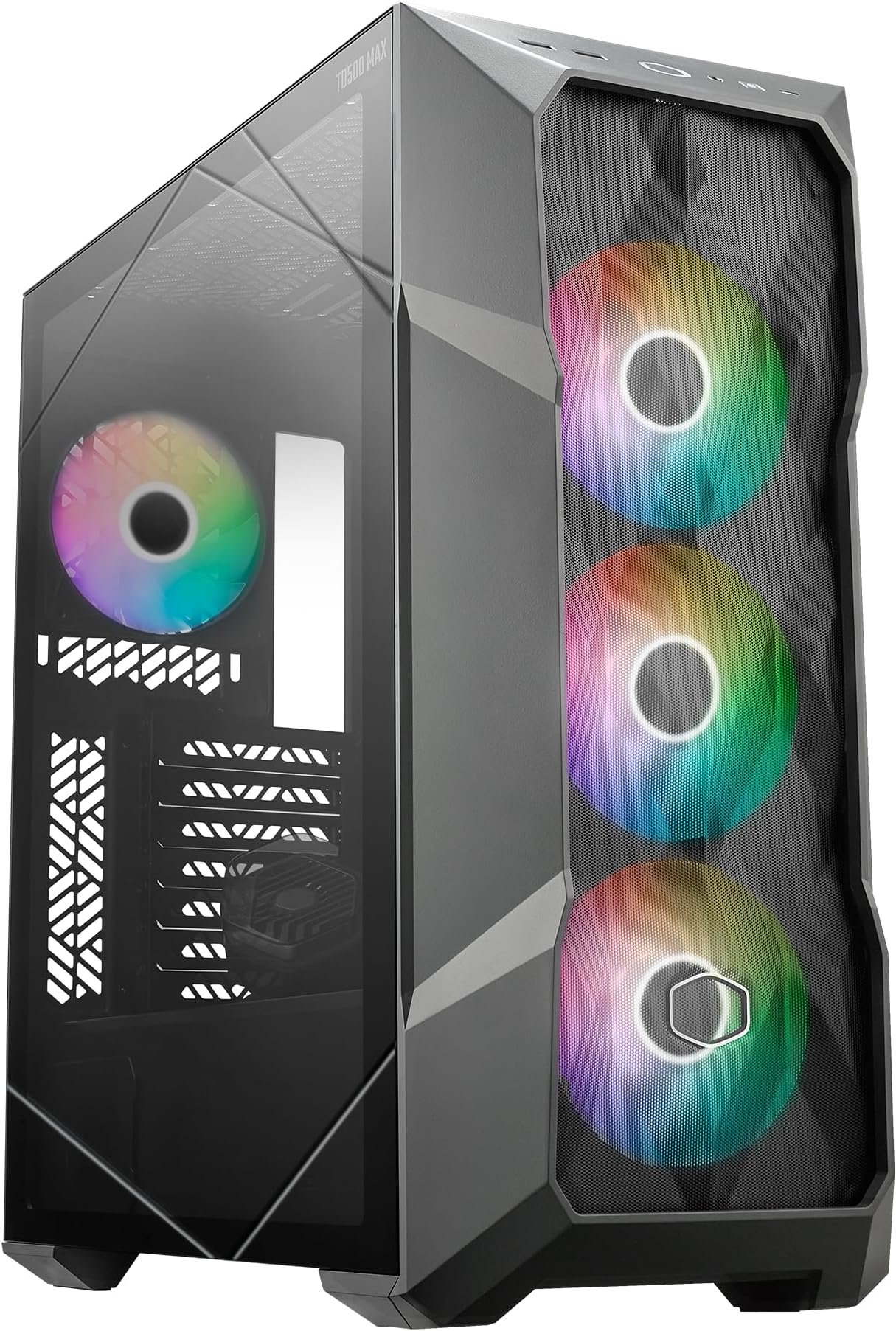 TD500 MAX ATX Mid-Tower Case, Custom Atmos 360 MAX AIO, GX II Gold 850W ATX 3.0 PSU, Mobius 120P ARGB PWM Fan, Type C, Two-Stage Power Connector, Pre-Routed Cable Management