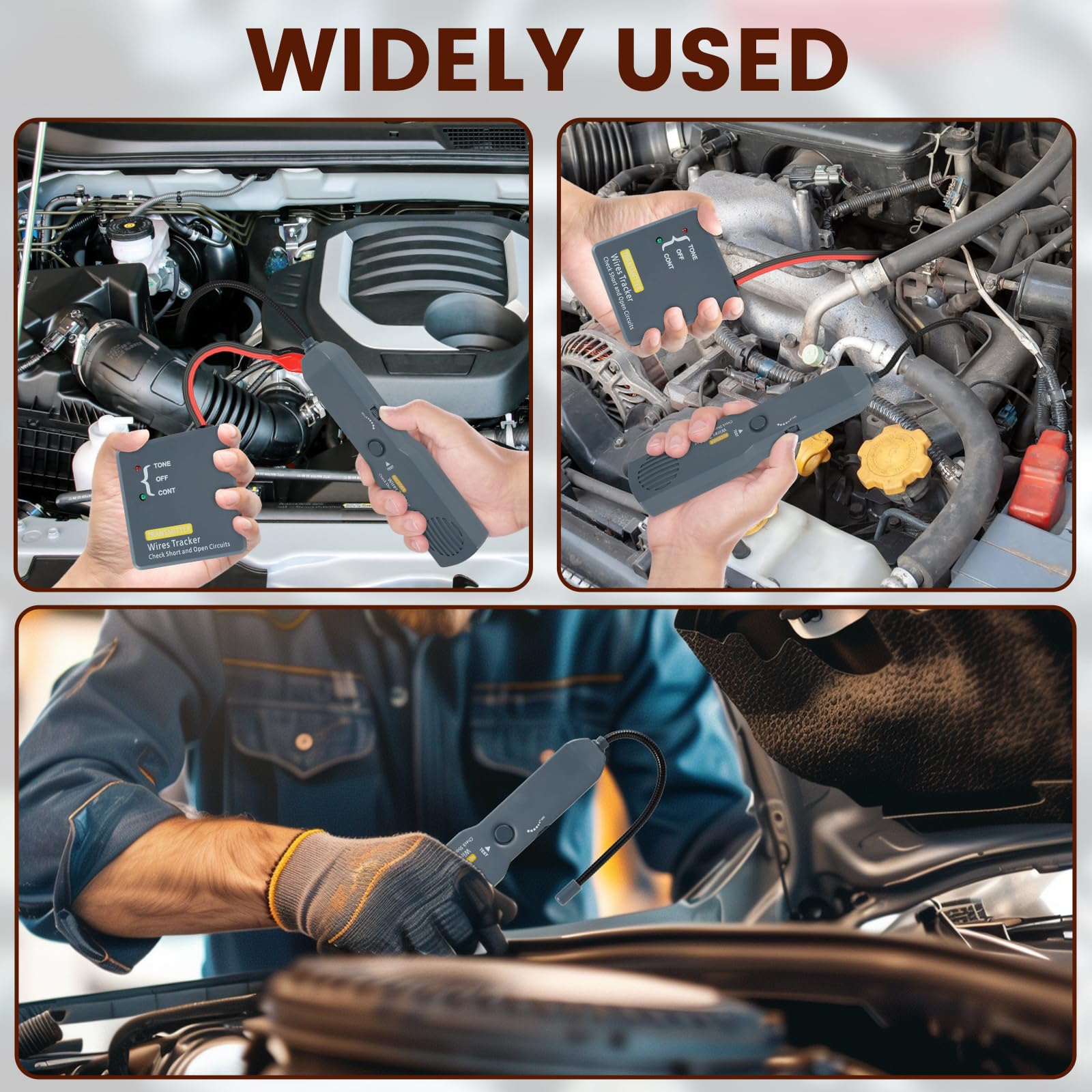 Rilevatore di cortocircuito, tester di circuito elettrico per Em415pro, intermittente mirino, sonda rivelatore, scanner di circuiti auto, strumento diagnostico, posizione di guasto del cavo, DC