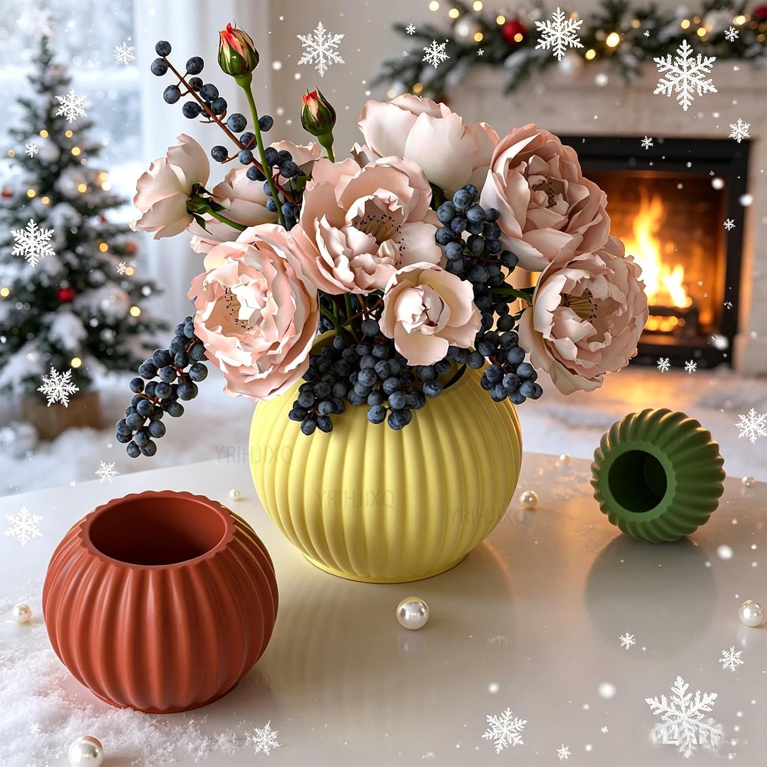 3Pcs Resin Molds Silicone Candle Holder Molds