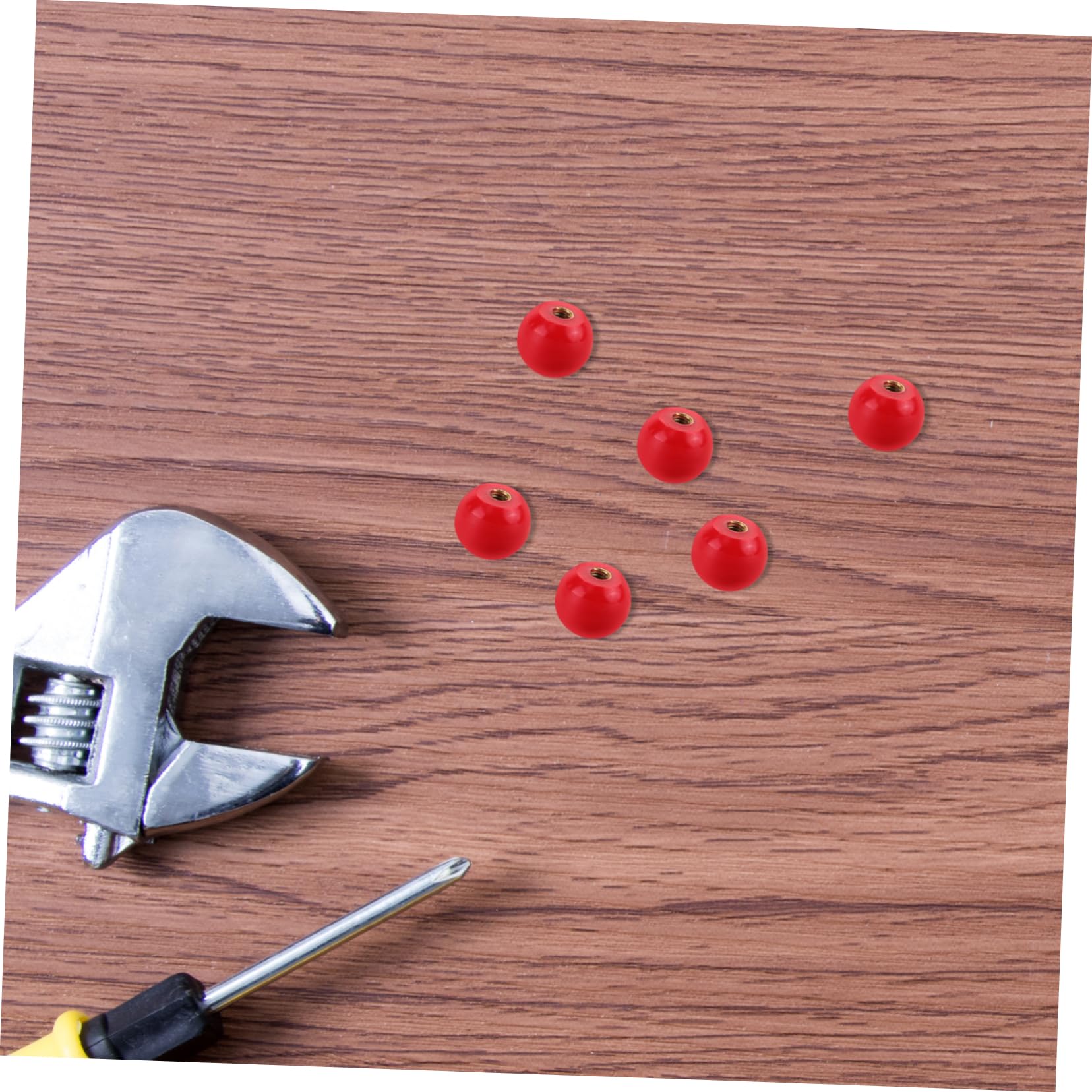 COOLHIYA Crank Handle Hand Round Handle Lathe Handle for Milling Machine 10pcs Bakelite Handle Set