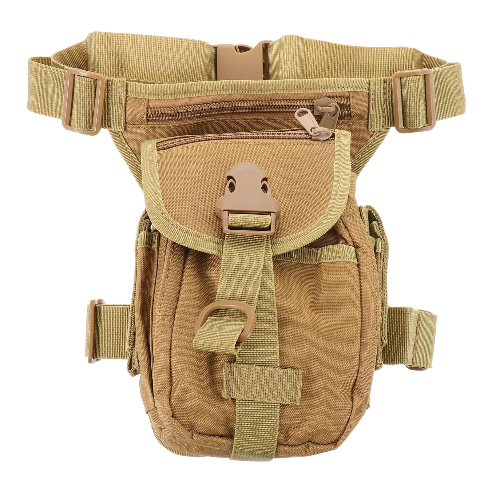 Riñonera para el Muslo: Bolsa para Pierna para Hombres y Mujeres - Bolsa para el Tanque de Motocicleta con Correa - Riñonera para Carreras, Ciclismo, equitación, Senderismo, Camping, Color