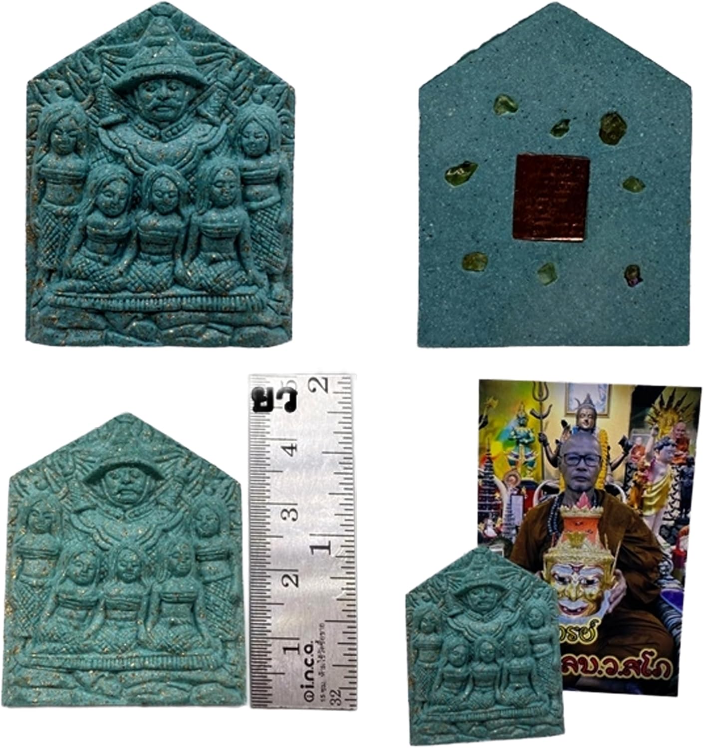 Khun Paen Khun Paen Amulet Phra Khun Paen Thai Amulet by Phra Ajarn Wanlop Sakon Nakhon 2024 Buddhist Lucky Charm Sacred Talisman Pendant