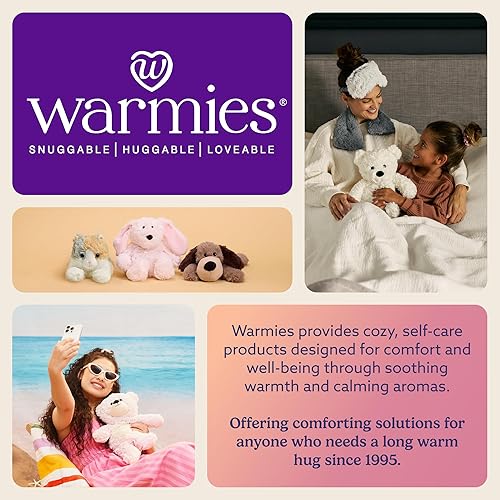 Miniatura 6 de warmies Hugs Duo - Animales de peluche con peso y aptos para microondas  Peluche térmico para calidez y comodidad  Bonitos juguetes de peluche