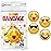 BioSwiss Bandages, Emoji Shaped Self Adhesive Bandage Set, Latex Free, Sterile Wound Care, 24 Count