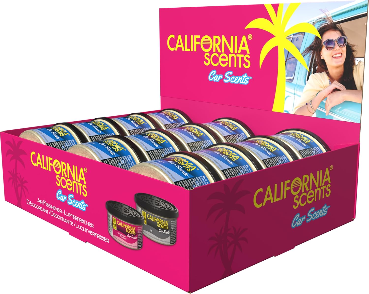California Scents 20413 CSCANCAR Air freshener-Newport New Car-Can 42gr image 2