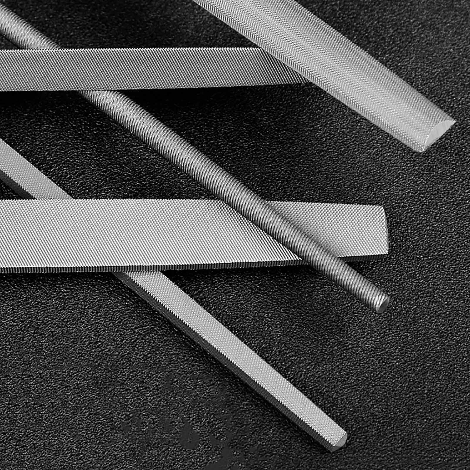 ZPECIAL Handwerkzeug-Sets, Metallfeilen-Set, Feilen-Set inklusive Flacher runder Halbrunder Feile, Holzraspelfeile for die Formung von Holz- und Metallmodellen (Größe: 310 mm)