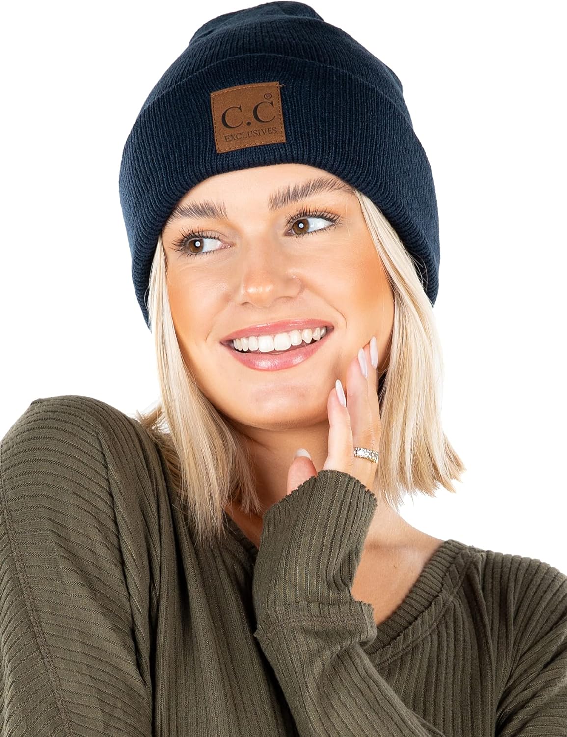 Funky Junque Knit Beanie for Men & Women – Warm Stretch Winter Hat, Soft Skull Cap, Solid & Heathered Colors - Image 4