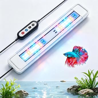 AQUASMITH 10IN Aquarium Light, Full Spectrum LED, IP68