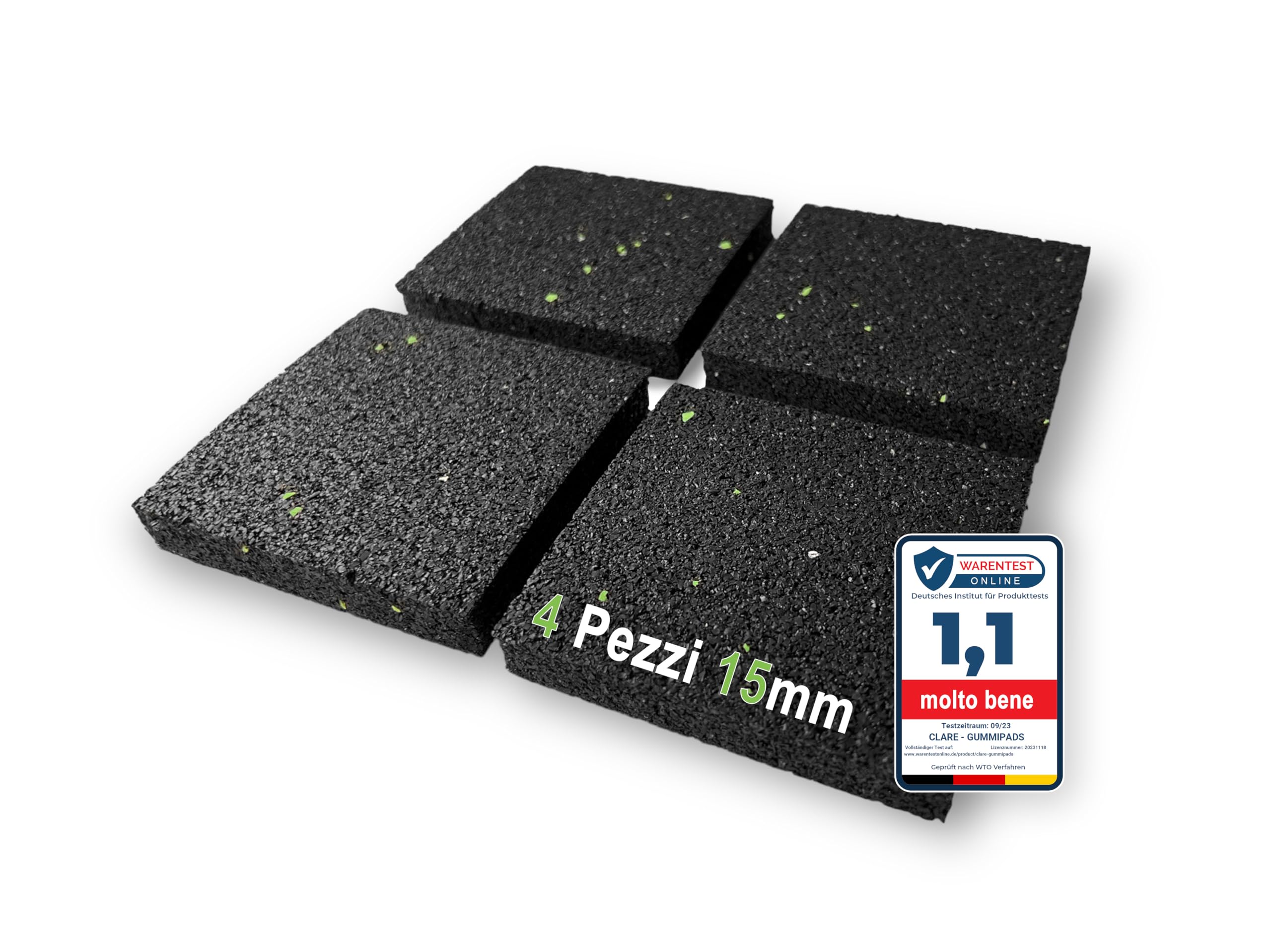 Tappetini Antivibranti 4 Pezzi - Per Lavatrice e Asciugatrice