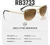 Lentes de sol Ray-Ban RB3733 Forma Piloto con Estuche Oficial RAYBAN 7