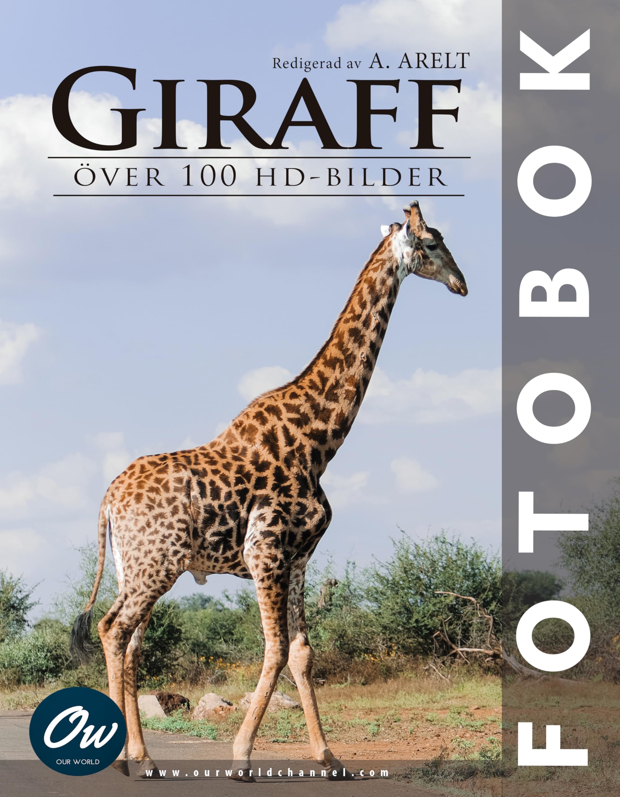 Giraff fotobok album photo animaux pour décorer un salon moderne