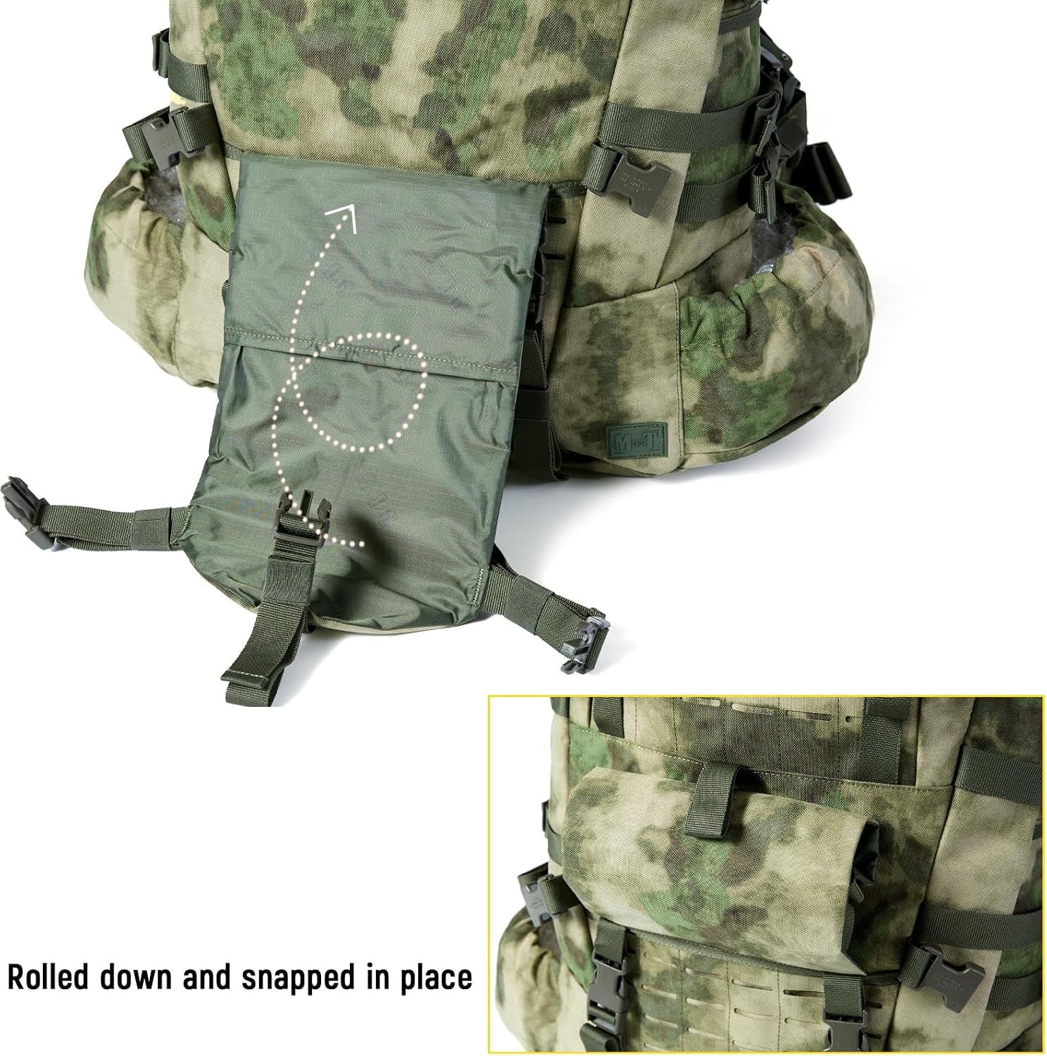 MT Military Army Large Rucksack with Detacheable Assault Backpack Hydration Pack Shoulder Straps and Waist Belt Metal Frame | Detacheable, Hydration Pack, Shoulder Straps, Waist Belt, Metal Frame