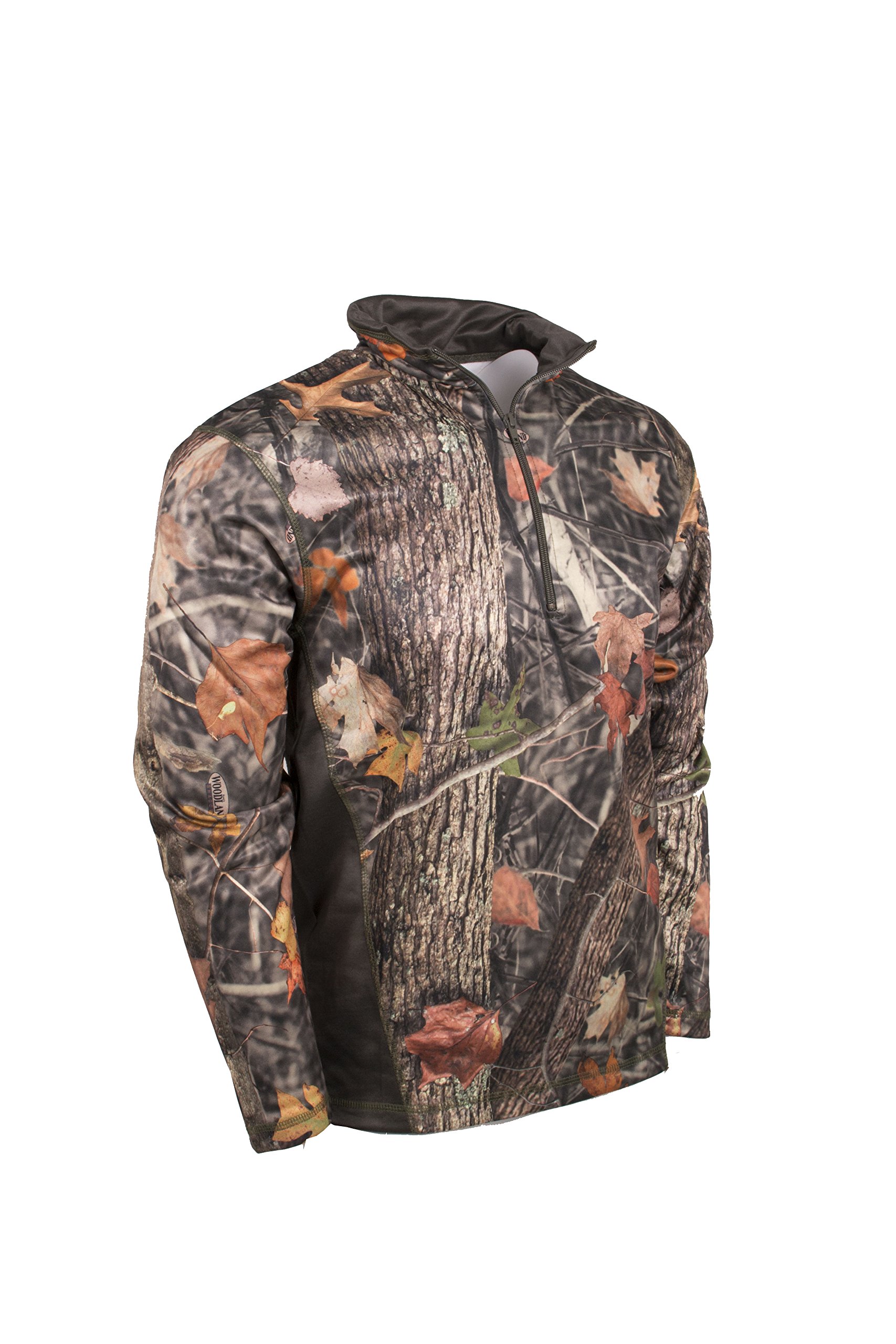 King's Camo KC1 1/4 Zip Pullover - Woodland Shadow (Woodland Shadow, 3X-Large)