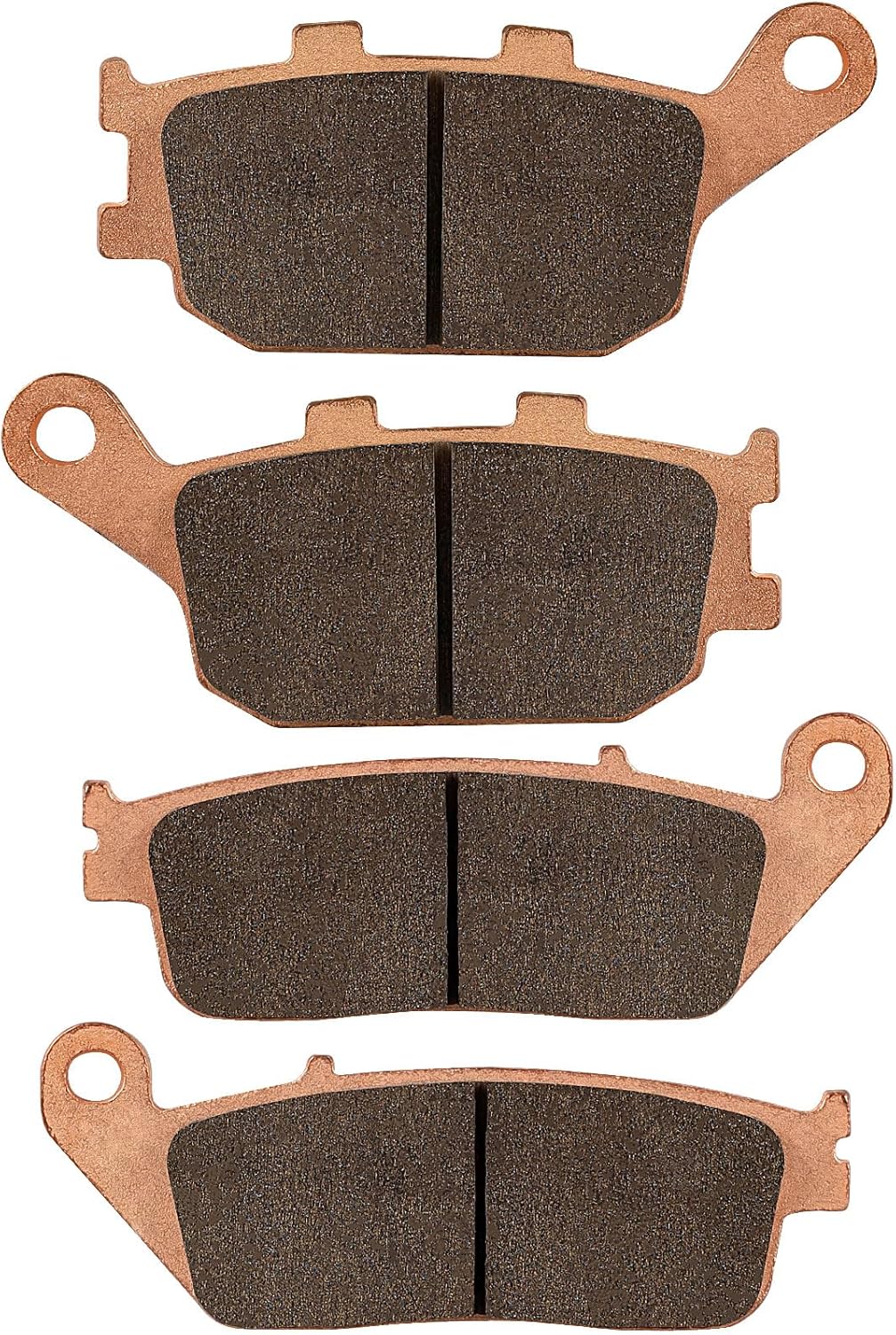 Cyleto Sintered Brake Pads for Honda VTX1300 2004-2011/Shadow 1100/VT1300 CX Fury 2010-2021/VT1300 CR CS Sabre 2010-2014/VT1100C2 ACE Sabre 1995-2007