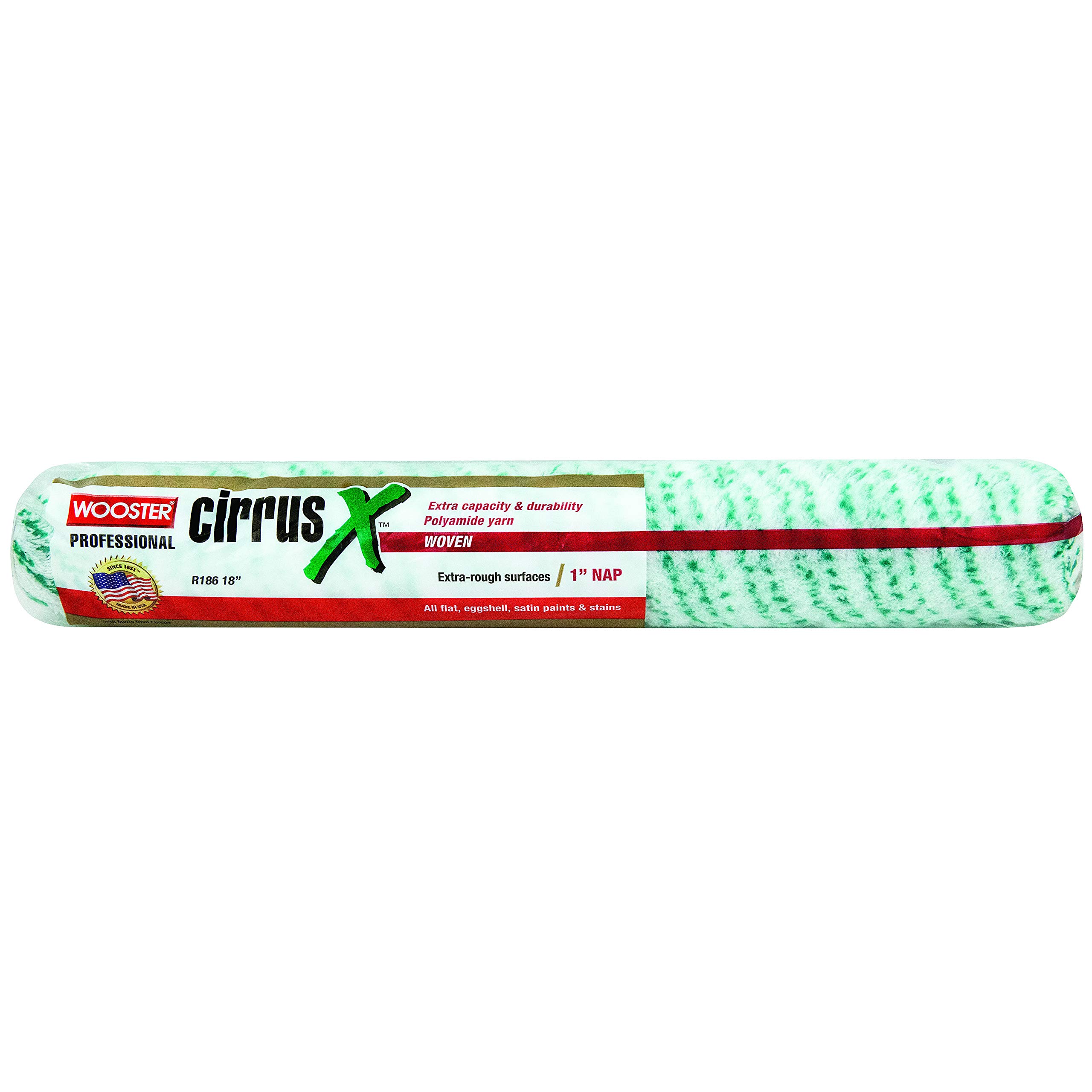 Wooster Cirrus X 1" Nap Extra Rough Paint Roller Sleeve18 Inch from B&Q