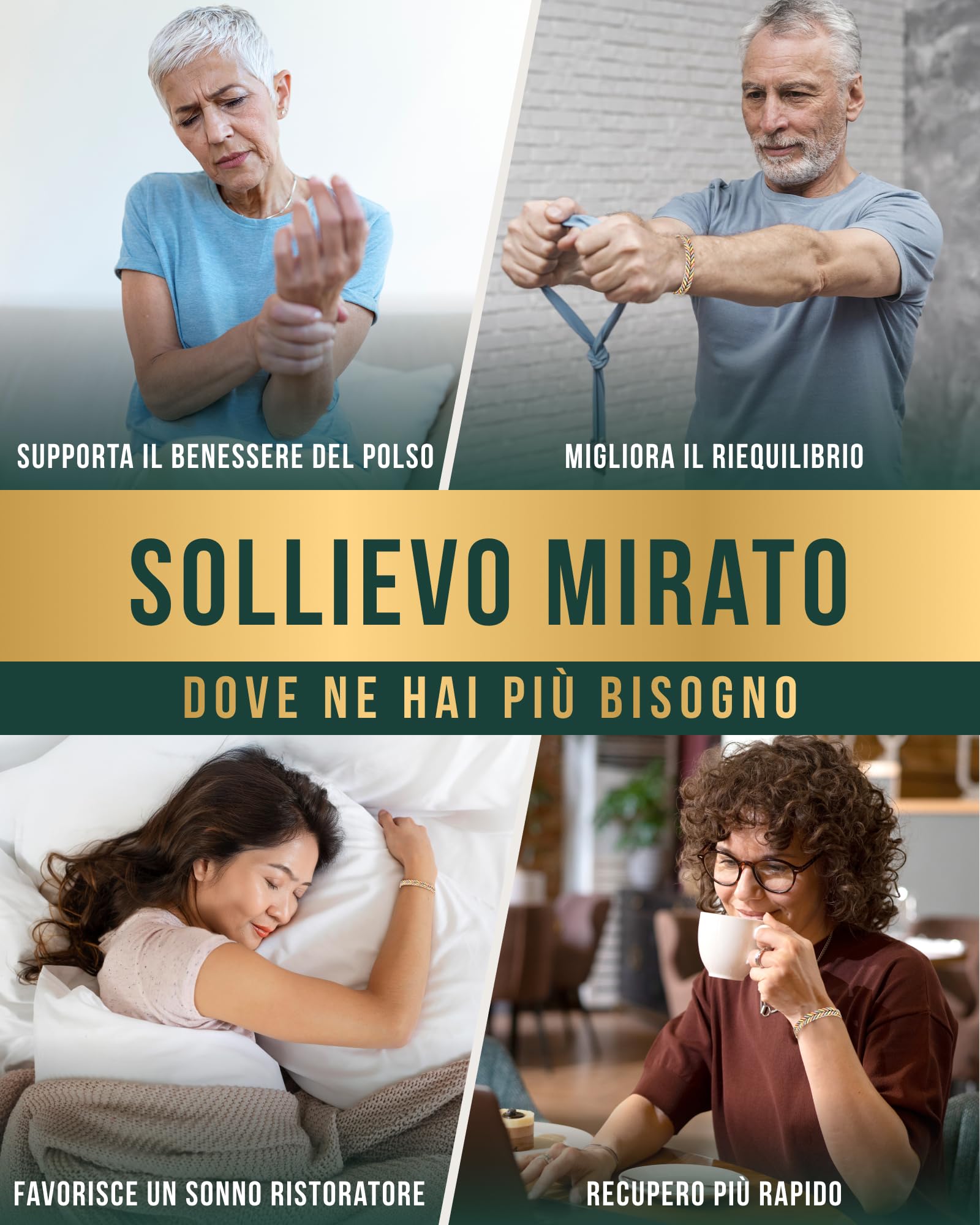 MagnetRX® Bracciale Magnetico Donna in Rame Puro con 6 Potenti Magneti al Neodimio – Braccialetto Magnetico Regolabile – Bracciale Rame Ipoallergenico per la Magnetoterapia