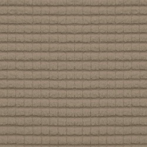 Miniatura 6 de Easy Going - Funda elástica para sillón (2 piezas) funda suave, con parte inferior elástica, tejido de jacquard y elastano, cuadros pequeños.