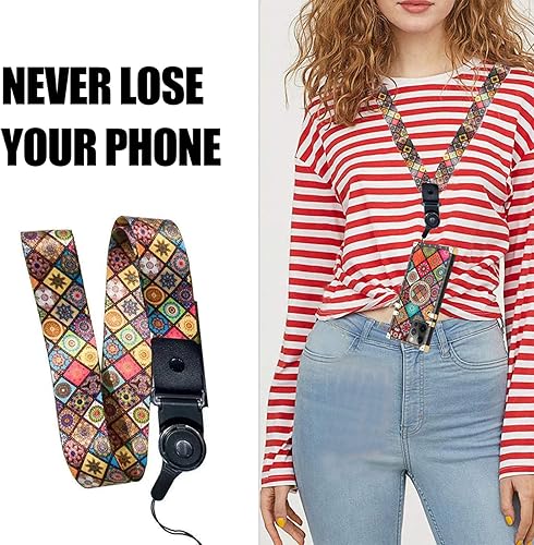 Miniatura 3 de Funda para iPhone 14 Pro (no 14 Pro Max), bonita funda cuadrada retro para niñas y mujeres con soporte de anillo, diseño de flores, esquinas