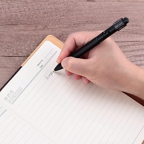 Miniatura 5 de SMOOTHERPRO Bolígrafo de acción con perno giratorio, retráctil con toma de decisiones, compatible con repuesto Pilot G2, bolígrafo EDC de tinta