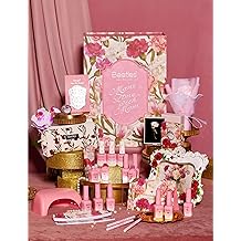 Beetles Mani Time with Mom Mother&rsquo;s Day Gift Box, 12 Gel Nail Polish Colors with Nail Lamp, HEMA Free &amp; TPO Free Complete Manicure Kit, Shea Butter Hand Cream, Premium Keepsake Gift Box for Mom