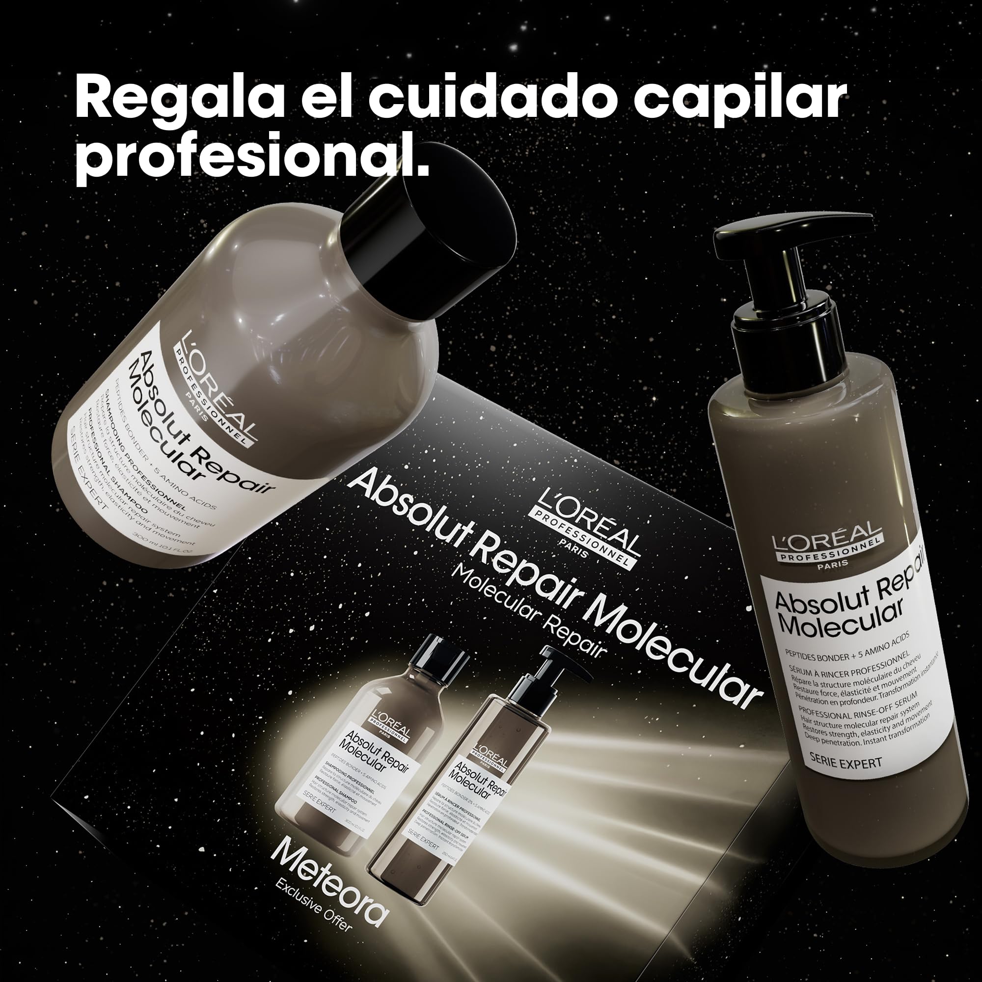 L’Oréal Professionnel, Cofre Edición Limitada Meteora Absolut Repair Molecular 2025 Duo.