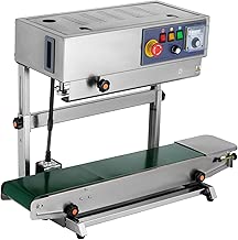 Happybuy Continuous Band Sealer FRB-770 Automatic Continuous Sealing Machine with Digital Temperature Control Vertical Band Sealer for Bag Film - coolthings.us