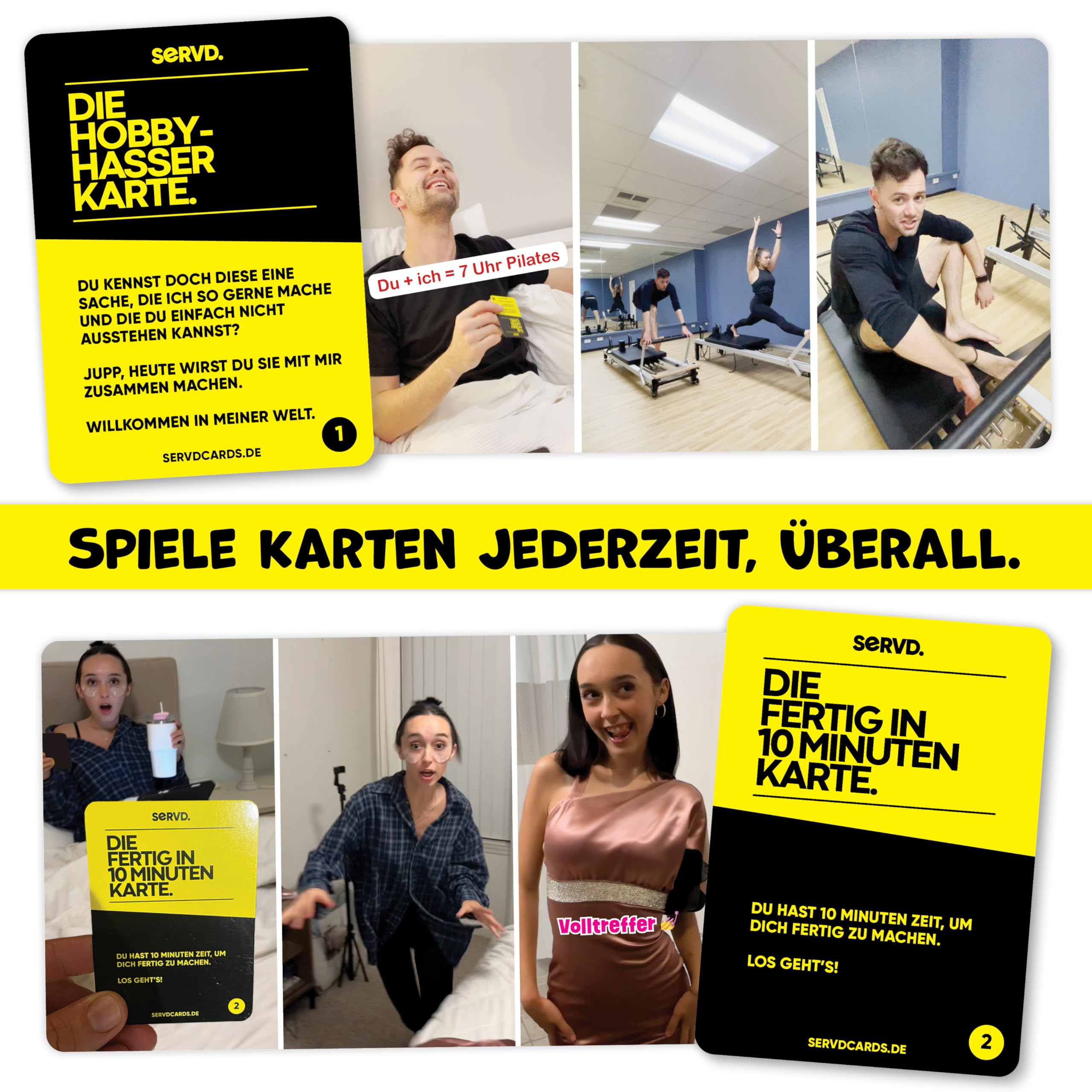 SERVD - für Paare - Das Real-Life Kartenspiel