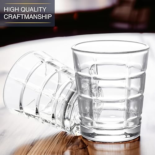 Miniatura 6 de Regal Trunk - Juego de 6 vasos de chupito (2 onzas) - Juego de 6 vasos de chupito - Caballitos Tequileros - Vaso de chupito de 2 onzas - Vasos de