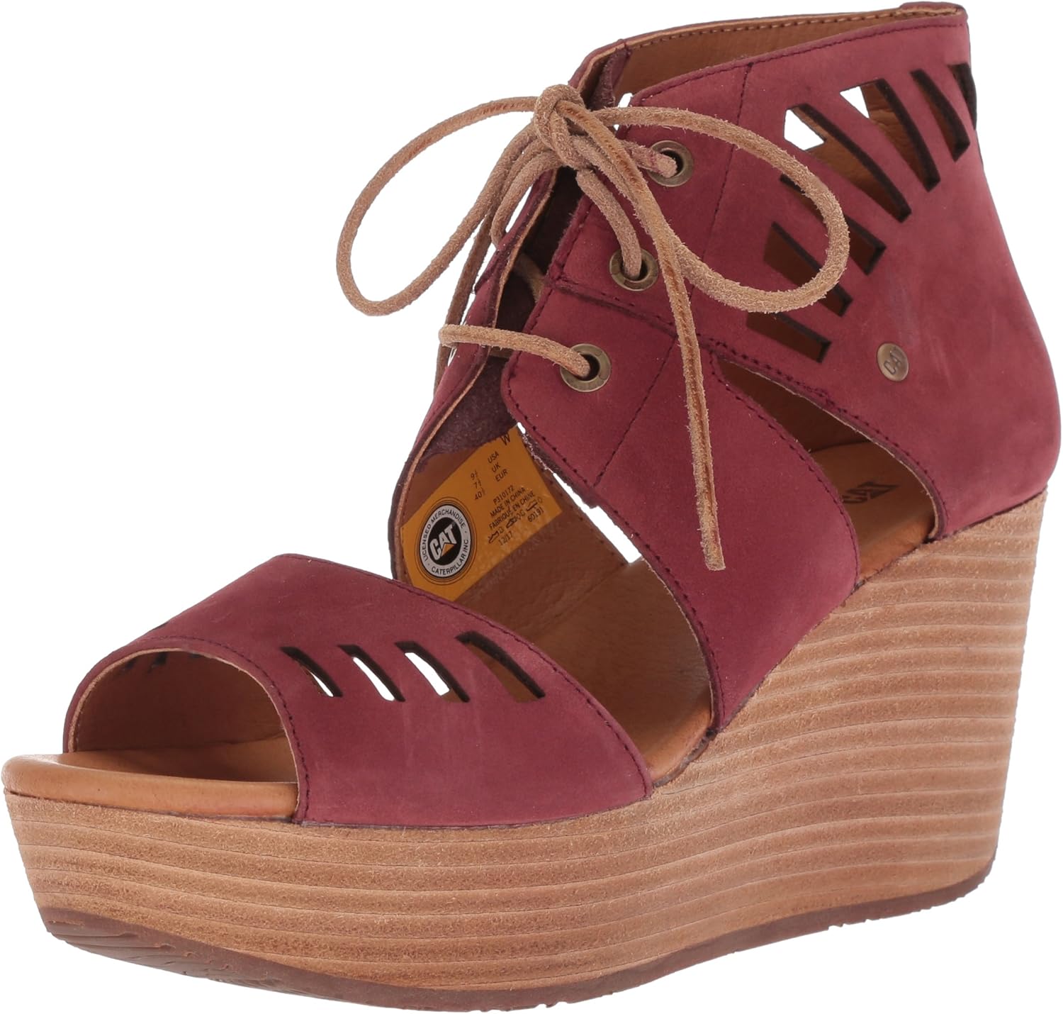 Cat Footwear Women's Alma Wedge Sandal, Puritan, 10 M US