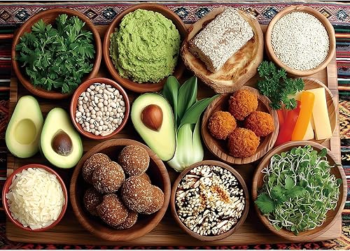 Miniatura 18 de Rompecabezas de 1000 piezas para adultos, tema de “Librero floral antiguo”, póster e impresión de alta definición, 27.5 x 19.7 pulgadas, sin polvo,