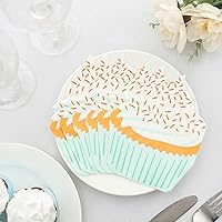 Vista 8 de Efavormart - 20 servilletas de cóctel para bebidas y cupcakes, servilletas de papel desechables, 11 x 9 pulgadas