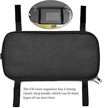 Amazon.com: alavisxf xx Car CD Holder, DVD Vehicle Visor Storage